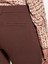 Sisley Streç Pamuklu Arkası Biyeli Cepli Pantolon Kadın Kahverengi Pantolon - 325P49MALE02X 4