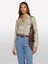 Sisley %100 Viskoz Desenli Regular Fit Gömlek Kadın Beyaz Mix Gömlek - 325P5PHVLQFF7 1