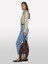 Sisley %100 Viskoz Desenli Regular Fit Gömlek Kadın Beyaz Mix Gömlek - 325P5PHVLQFF7 2