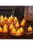 Tealight LED Mum, Sarı Işıklı, Pilli, 24 Adet, Temiz ve Şık Dekorasyon Için 3