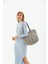 Vizon U50 Kanvas Kumaş ,tek Bölmeli,çıt Çıt Kapamalı,the Tote Bag Baskılı Kol ve Omuz Çantası 5