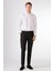 Siyah Çizgili Sivri Yaka Slim Fit Erkek Takım Elbise 4