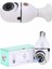 Güvenlik Kamerası Wi-Fi Özellikli 360 Derece Full Hd 1080P Ampül Kamera 4