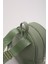 Mint Yeşili Shk200 Deri 2 Bölmeli Fermuarlı Yazılı Kolon Askılı Sırt Çantası U:26 E:22 G:9 Cm 5