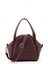 Monogram Baskılı Bordo SHK132 Suni Deri, Fermuarlı Tek Bölmeli, Çıtçıt Detaylı ,askılı El ve Çapraz Omuz Çantası 6