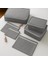 6'lı Valiz Içi Düzenleyici Set/bavul Içi Organizer Seyehat Çantası Hurç Seti Gri Renk 4
