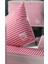 5'li Set 70X50 cm Yastık & Kıyafet Organizer Hurç Pembe Çizgili 6