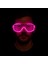 Pembe LED Işıklı Parti Gözlüğü - Neon Glow Şerit Gözlük 3 Modlu 3