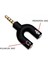 Kulaklık Mikrofon Birleştirici Adaptör 3.5mm Ayırıcı Aparat 3