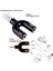 Kulaklık Mikrofon Birleştirici Adaptör 3.5mm Ayırıcı Aparat 4