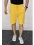 Erkek Sarı Beli Lastikli Cepli Şort & Bermuda AS-200 3