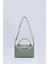 Mint Yeşil SHK135 Suni Deri, Tek Bölmeli, Çift Askılı El, Kol ve Çapraz Omuz Çantası 1