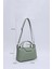 Mint Yeşil SHK135 Suni Deri, Tek Bölmeli, Çift Askılı El, Kol ve Çapraz Omuz Çantası 2