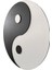 Yin Yang Duvar Dekorasyon Ürünü 6mm Yüksek Kalite Mdf 30X30 cm 2