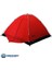 3 Kişi Tek Kat Kırmızı Çadır 220X200+70X130CM 1