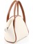 Krem - Taba SHK132 Suni Deri, Fermuarlı Tek Bölmeli, Çıtçıt Detaylı ,el, Kol ve Omuz Çantası 2