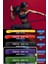 7li Mega Set 35+45 kg + 5li Pilates Direnç Bandı Barfiks Lastiği Loop Band Mavi Ton 4