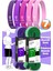 7li Mega Set 35+45 kg + 5li Pilates Direnç Bandı Barfiks Lastiği Loop Band Pembe Ton 1