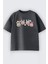 Kız Çocuk Labubu Baskılı Pamuklu Bisiklet Yaka T-Shirt 1