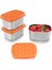 Çocuklar Için Paslanmaz Çelik Atıştırmalık Kapları Kolay Açılır Sızdırmaz Küçük Gıda Kapları Silikon Kapaklı Öğle Yemeği Kutusu 3 Adet (Yurt Dışından) 2