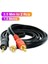 2 Rca Aux 3.5 Mm Stereo Lale To 2rca Aux Ses Kablosu (1.5 Metre) 1