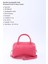 Fuşya SHK184 Suni Deri ,fermuarlı Tek Bölmeli ,askılı El, Kol ve Omuz Çantası 3