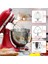 Paslanmaz Çelik Yedek Aksesuar Seti, Kitchenaid 4.5-5qt Eğimli Kafa Stand Mikseri, Mikser Kabı ile Uyumlu (Yurt Dışından) 4