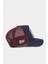 Different Wrong Logolu Lacivert-Bordo Trucker Şapka 2