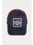 Different Wrong Logolu Lacivert-Bordo Trucker Şapka 5