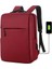 USB Portu Işi Iş Seyahat Sırt Çantası Leisure Premium Sense Tablet Bagcolor: Kırmızı (Yurt Dışından) 1