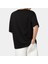 Big Think Logolu Oversize B-Shirt Siyah 3