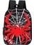 Siyah Örümcek Deseni Kırmızı Sırt Çantaları Erkek ve Kızlar Için Kulaklık Jakı ile En Iyi Hediyeler 3D Karikatür Okul Sırt Çantası Childrencolor Için: Brown (Yurt Dışından) 1