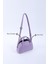 Lila SHK184 Suni Deri ,fermuarlı Tek Bölmeli ,askılı El, Kol ve Omuz Çantası 5