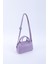 Lila SHK184 Suni Deri ,fermuarlı Tek Bölmeli ,askılı El, Kol ve Omuz Çantası 6