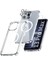 Apple Iphone 13 Pro Max Şeffaf Mika Magsafe Kılıf + Premium Esd Ekran Koruyucu + Kamera Koruyucu Gümüş 1