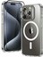 Apple Iphone 15 Pro Max Şeffaf Mika Magsafe Kılıf + Premium Esd Ekran Koruyucu + Kamera Koruyucu Siyah 1