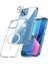 Apple Iphone 14 Şeffaf Mika Magsafe Kılıf + Premium Esd Ekran Koruyucu + Kamera Koruyucu Siyah 1