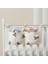 Bebek Beşik Organizatör Karyolası Caddy Yatak Depolama Çantası 2 Cep Başucu Asılı Bebek Bezi Kreş Oyuncakları Çanta Çocuk Bezi Renk: Sadece Çanta/beden: 39CMX20CM (Yurt Dışından) 1