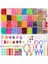 36 Izgaralar/kutu 2600PCS+ Parlak Lastik Bantlar Bilezik Yapmak Kiti Yaratıcı Mücevher Seti Küçük Zımparalar Için Ideal Hediye Canlı Deysize: Xl (Yurt Dışından) 1
