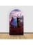 Dondurulmuş Prenses Kemer Duvar Zemin Kapağı Elsa Anna Bebek Bebek Duş Çocuğunun Doğum Günü Özelleştirilmiş Elastik Parti Dekorcolor: 16/boyut: 1.6x3.9ft (50X120CM) (Yurt Dışından) 1