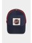 Made In 1987 Logolu Lacivert-Bordo Trucker Şapka 5