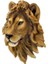 Duvar Dekorasyon Şarap Mahzeni Aslan Kafası Simülasyon Heykel Yaratıcı Dekor Reçine Zanaat Beast Head Duvar Heykeli (Yurt Dışından) 1
