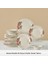 Roselle 24 Parça 6 Kişilik Desenli Yemek Takımı Çok Renkli Stoneware Malzeme 3