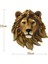 Duvar Dekorasyon Şarap Mahzeni Aslan Kafası Simülasyon Heykel Yaratıcı Dekor Reçine Zanaat Beast Head Duvar Heykeli (Yurt Dışından) 3