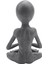 Büyücülük Meditasyon Uzaylı Heykeli Mini Reçine Süs Uzaylı Bahçe Ev Ofis Yard Sanat Dekor Kapalı Açık Için (Yurt Dışından) 4
