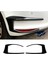 -Golf 7 Mk7 Gtd 2012-2015 Için Arka Tampon Splitter Canard Sis Lamba Işığı Hava Firar Yan Ayar Kapağı Parlak Siyah (Yurt Dışından) 5