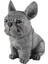 Heykeli Bahçe Dekorasyon Köpek Reçine Dekorasyon Dachshund ve Fransız Bulldog Heykel Ev Süsleri 17X12X11CM (Yurt Dışından) 1