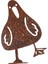 Paslı Metal Martı Bahçe Çiti Dekoru Kuş Ülke Bahçe Sanat Tabelaları Bahçe Dekorasyonu Metal Kuş Kazıkları (Yurt Dışından) 3