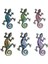 Metal Gecko Duvar Sanatı Dekoru Kertenkele Sanatı Açık Bahçe Veranda Ev Patio Çim Çit Dekorasyonları Duvar Için Asılı - E (Yurt Dışından) 2
