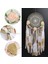 Dokuma Çiçek Tüyler Dreamcatcher Boho Makrome Asılı Dream Catcher Dıy Rüzgar Çanları Duvar Sanatı Düğün Dekorasyon (Yurt Dışından) 3